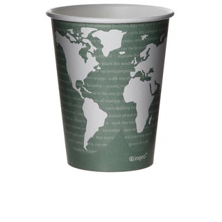 Eco-Products World Art Renewable & Compostable Hot Cups - 12 oz. (SKU: EP-BHC12-WA)