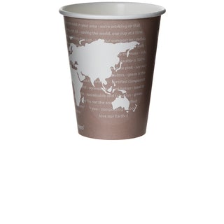 Eco-Products World Art Renewable & Compostable Hot Cups - 8 oz. (SKU: EP-BHC8-WA)