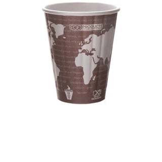 Eco-Products World Art Renewable & Compostable Insulated Hot Cups -8oz. (SKU: EP-BNHC8-WD)