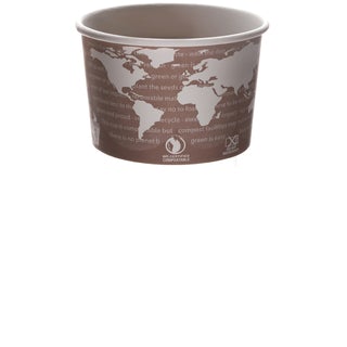 Eco-Products - World Art Renewable & Compostable Food Container - 8oz. Container - EP-BSC8-WA (Case 500)
