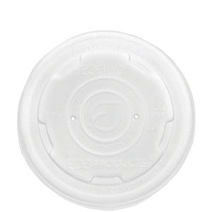Eco-Products EcoLid Renewable & Compostable Food Container Lids, Fits 12,16, 32oz sizes (SKU: EP-ECOLID-SPL)