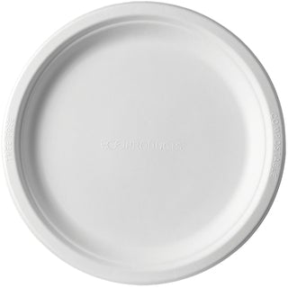 Eco-Products Renewable & Compostable Sugarcane Plates, 9in (SKU: EP-P013)