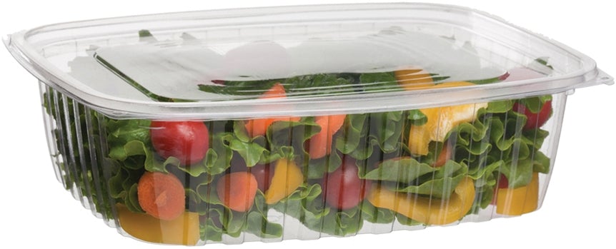 Eco-Products - Renewable & Compostable Rectangular Deli Container with Lid - 48oz. Container - EP-RC48 (Case of 200, 50 per Pack)