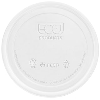 Bulk Renewable and Compostable Round Deli Containers Lids, Fits 8-32 oz. Containers: Eco-Products EP-RDPLID (1000 Deli Food Container Lids)