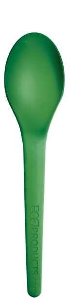 Eco-Products Plantware® Renewable & Compostable Spoon - 6" Green  
 (SKU: EP-S013G)