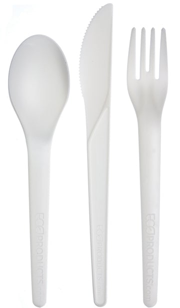 Eco-Products Plantware Renewable & Compostable Cutlery Kit - 6" (SKU: EP-S015)
