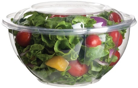 Eco-Products EPSB32 Renewable & Compostable Salad Bowls w/Lids - 32oz. (Case of 150)