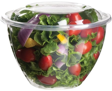 Eco-Products Renewable & Compostable Salad Bowls w/ Lids - 48oz. (SKU: EP-SB48)