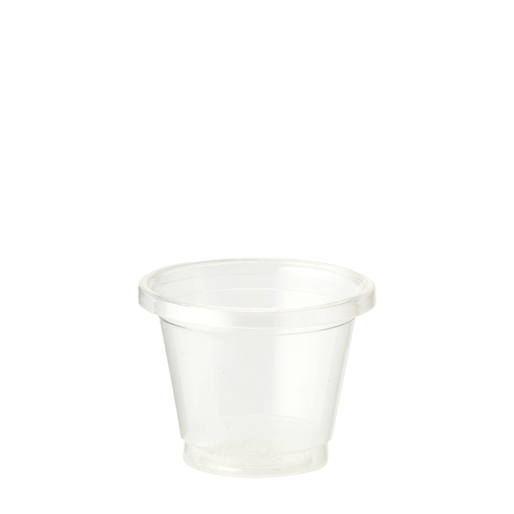 1 oz Portion Cup, Clear - Case of 3000