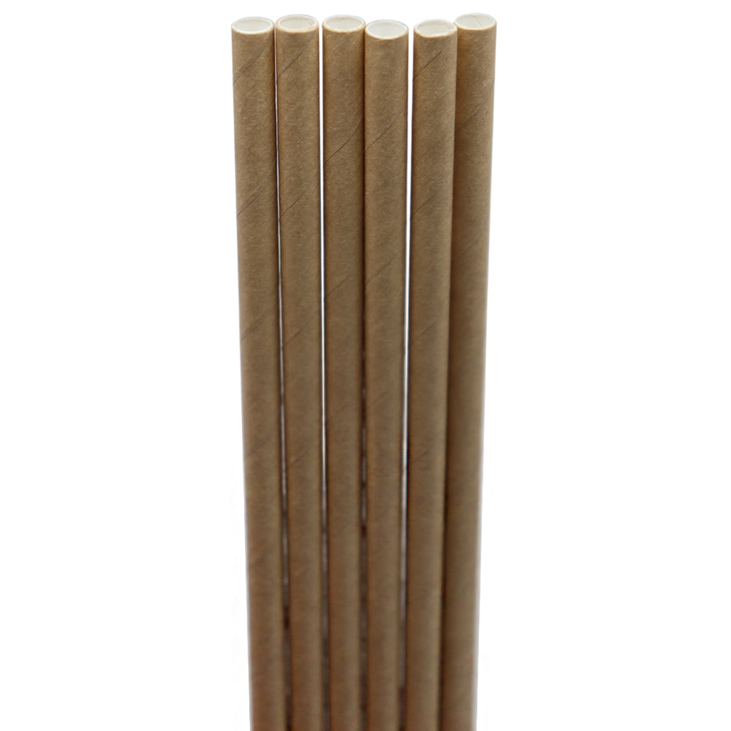 World Centric 10" FSC® Kraft Paper Straw (SKU: ST-PA-10-K)