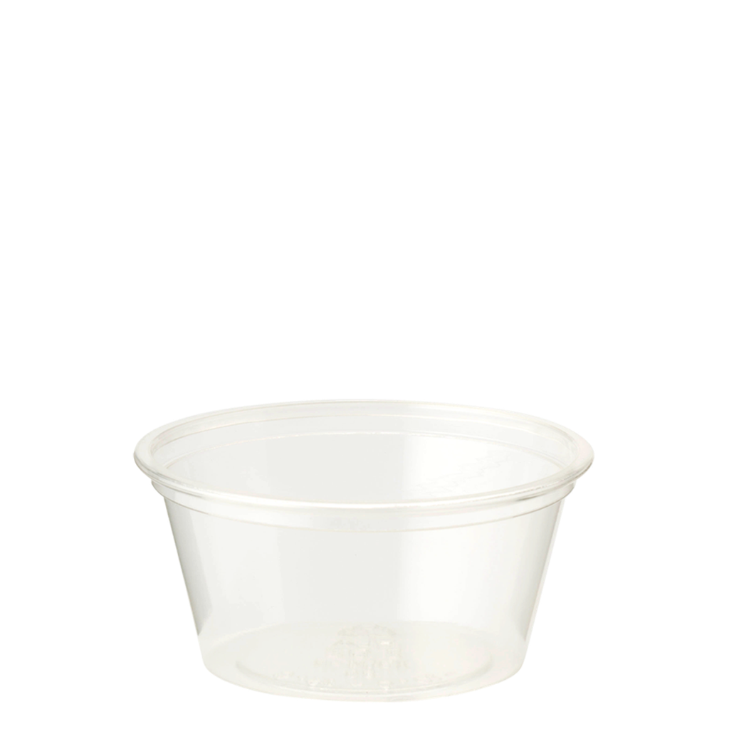 2 oz Portion Cup, Clear - Case of 2000