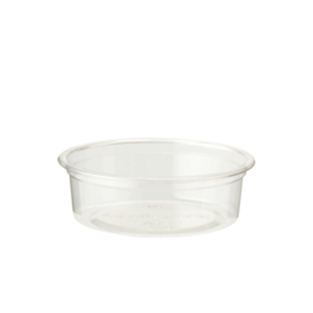 2 oz Portion Cup, Flat, Clear - Case of 2000