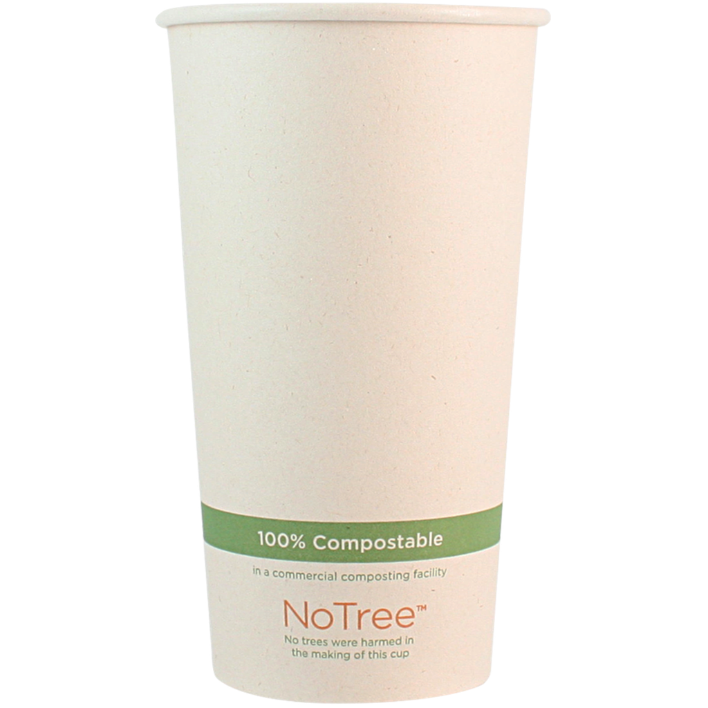 20 oz NoTree Paper Hot Cup - Case of 1000