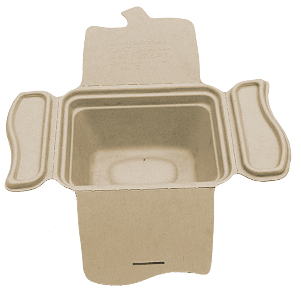 World Centric 3.6x2.4x2.7” (24 oz) COMPOST-A-PAK (SKU: FP-SC-1)