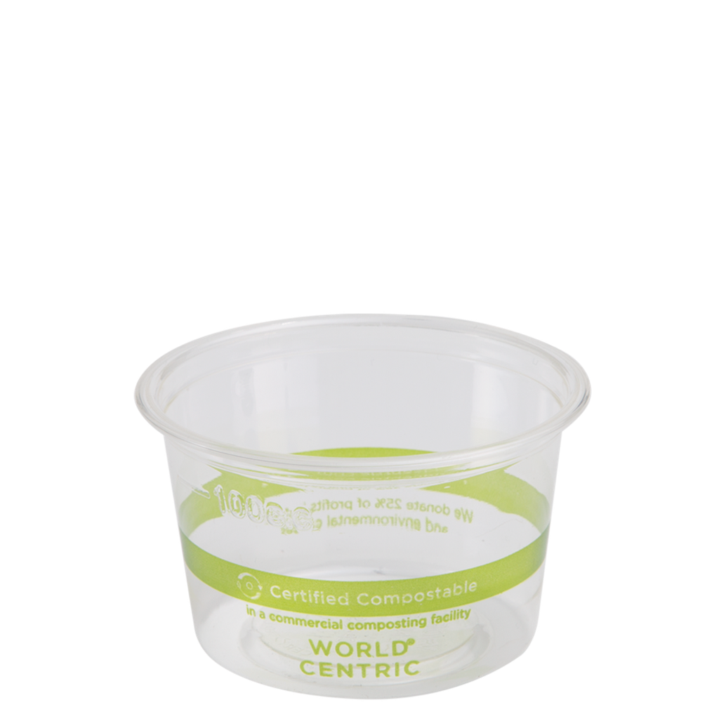 4 oz Portion Cup, Clear - Case of 1000