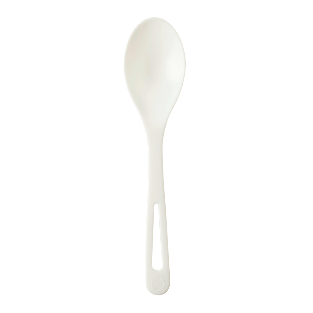 6" PLA Ice Cream Spoon - 120˚F - Case of 1000