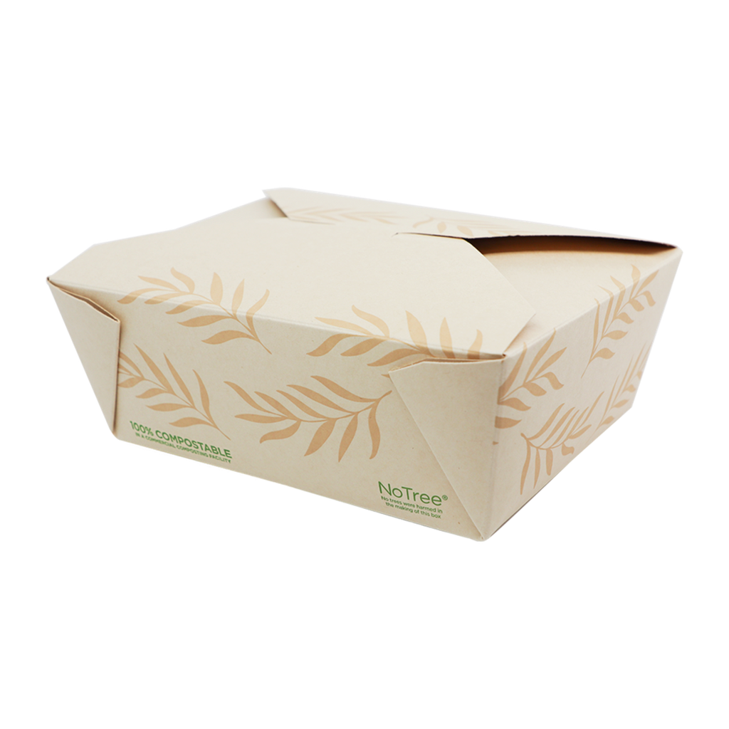 NoTree Paper #8 Take-Out Container (46oz) - Case of 300