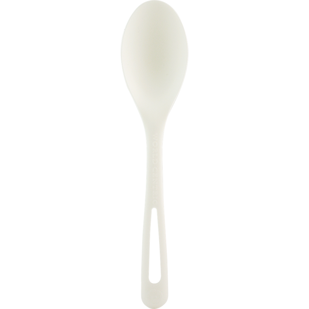 World Centric, 6” TPLA Spoon with Ribbing (QTY:1000)