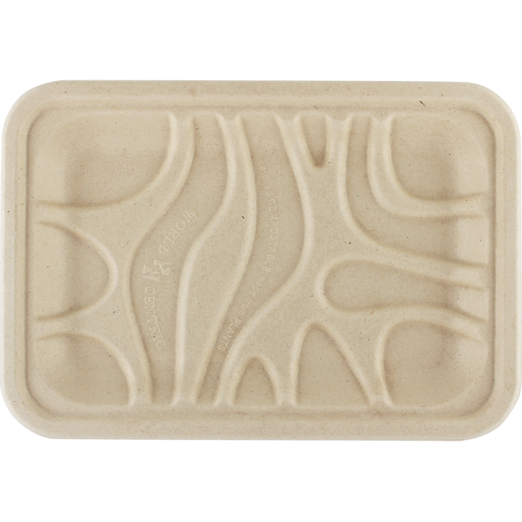 World Centric 8.2x5.7x.6" Fiber Tray (SKU: TR-SC-2S)