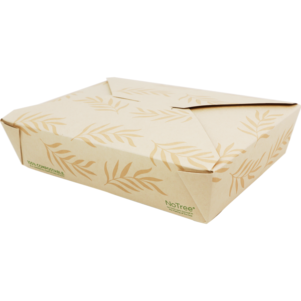 NoTree Paper #2 Take-Out Container (50oz) -  Case of 200