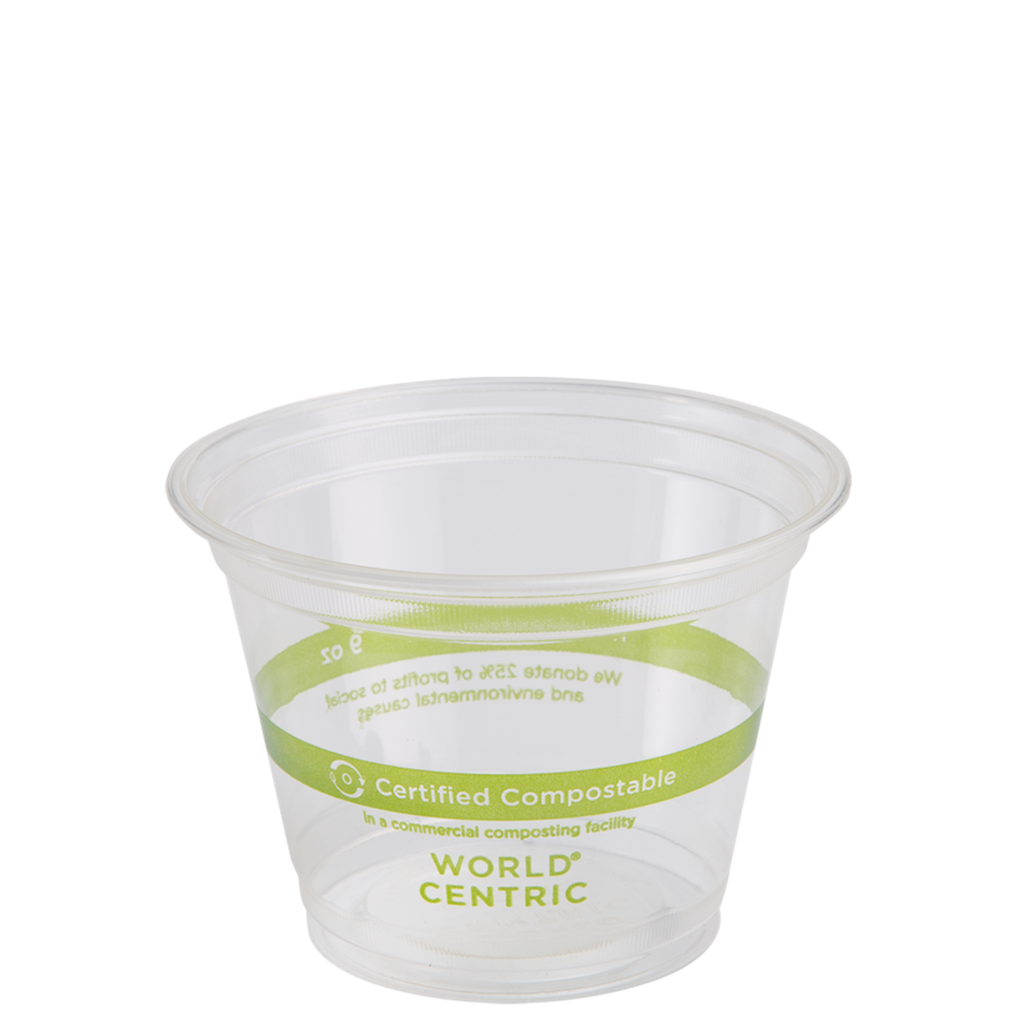 9 oz Cold Cup, Clear, Squat - Case of 1000