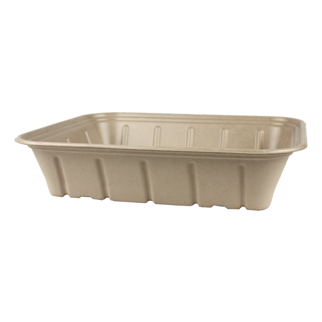 Half Size (120 oz) Fiber Catering Pan PLA Lined - Case of 200