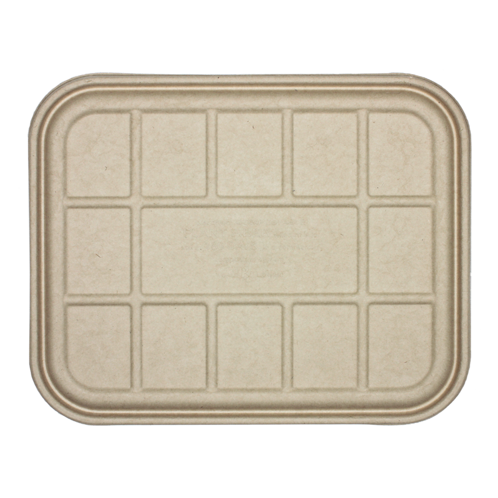 World Centric, LID Fiber - Half Size (104 to 120 oz) Catering Pans (QTY:200)