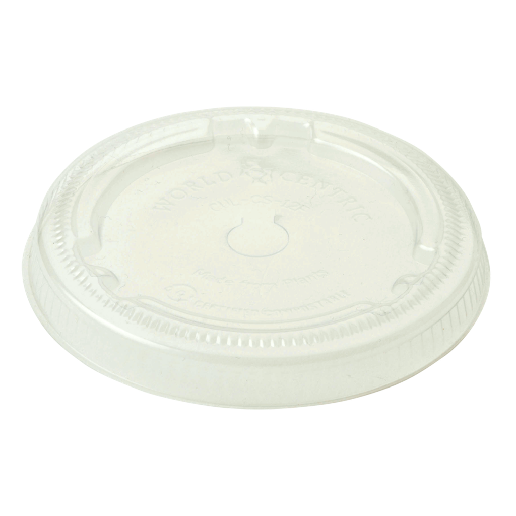 LID PLA – 12-22 oz Paper Cold Cups, Clear - Case of 1000