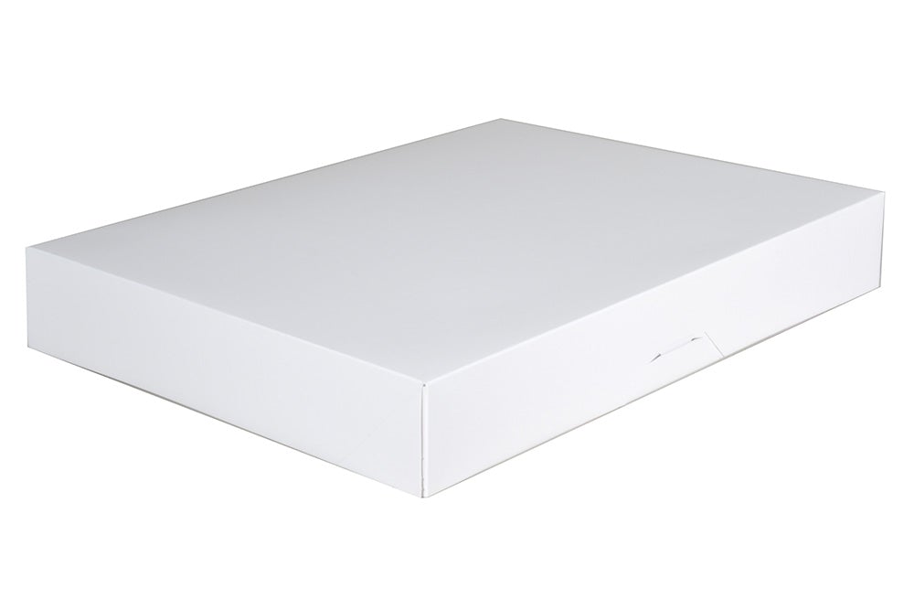Southern Champion Tray 1239 Paperboard White Bakery Donut Box, 15" Length x 11-1/2" Width x 2-1/4" Height (Case of 100)
