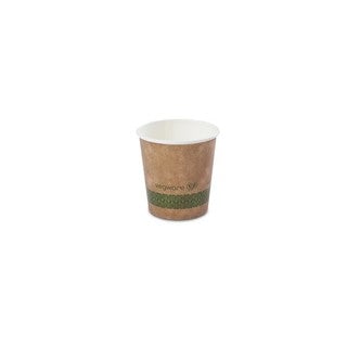 Vegware 4oz brown kraft hot cup, 62-Series (SKU: KV-4G)