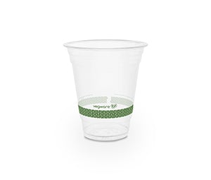 Vegware 12oz standard PLA cold cup, 96-Series (SKU: R360Y-G)