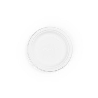Vegware 6in bagasse plate (SKU: SL-P006)