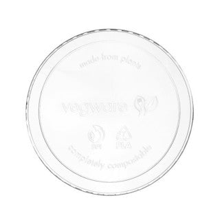Vegware PLA round deli lid (fits 8-32oz containers) (SKU: VDC-120H)
