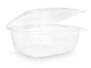8oz PLA hinged deli container (QTY:300)
