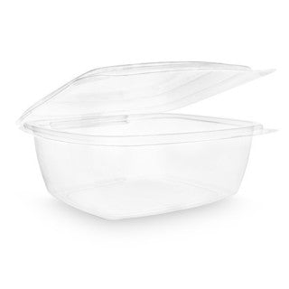 48oz PLA hinged deli container (QTY:200)