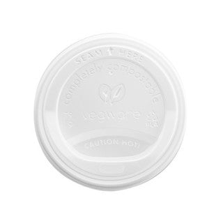 Vegware 79-Series CPLA hot cup lid (SKU: VLID79S)