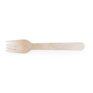 Vegware 6in wooden fork (SKU: VT-FK6)