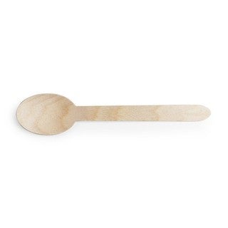 Vegware 6in wooden spoon (SKU: VT-SP6)