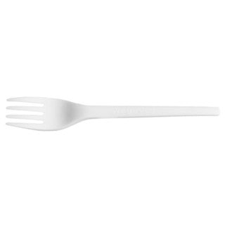 Vegware 6.5in compostable CPLA fork (SKU: VW-FK6.5)