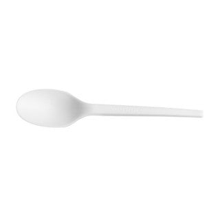 Vegware 6.5in compostable CPLA spoon (SKU: VW-SP6.5)