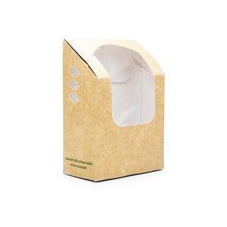 Tortilla / wrap kraft outer and white inner carton (QTY:500)