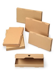 [BOX-FLATBREAD-14X7] W PACKAGING WPFB14X7KE 14x7x1.5 Plain Kraft/Kraft Flatbread Pizza Box, E-Flute (Pack of 50)