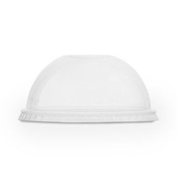 [C96D-OH] Vegware 96-Series PLA dome lid, straw hole (SKU: C96D-OH)