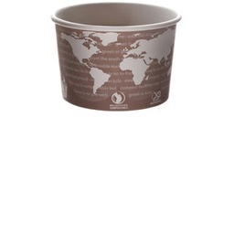 [EP-BSC8-WA] Eco-Products - World Art Renewable & Compostable Food Container - 8oz. Container - EP-BSC8-WA (Case 500)
