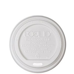 [EP-ECOLID-8] Eco-Products EcoLid Renewable & Compostable Hot Cup Lids, Fits 8oz Hot Cups (SKU: EP-ECOLID-8)