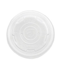 [EP-ECOLID-SPS] Eco-Products - Renewable & Compostable Food Container Lids - Fits 8oz. and 10oz. sizes - EP-ECOLID-SPS (20 Packs of 50)