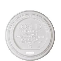 [EP-ECOLID-W] Eco-Products EcoLid Renewable & Compostable Hot Cup Lids, Fits 10-20oz Hot Cups (SKU: EP-ECOLID-W)