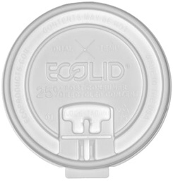 [EP-HCLDT-R] 25% Recycled Content Dual-Temp Locking Tab Lid with Straw Slot 10-20oz (QTY:600)