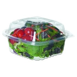 [EP-LC6] Eco-Products Renewable & Compostable Clear Clamshells - 6in x 6in x 3in (SKU: EP-LC6)