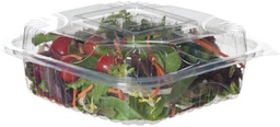 [EP-LC81] Eco-Products Renewable & Compostable Clear Clamshells - 8in x 8in x 3in (SKU: EP-LC81)
